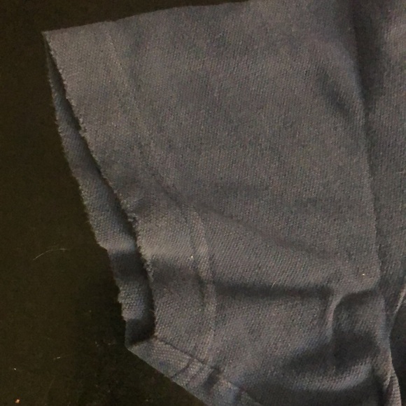 Abercrombie & Fitch Men’s Distressed Muscle Polo Shirt Large - Picture 6 of 8